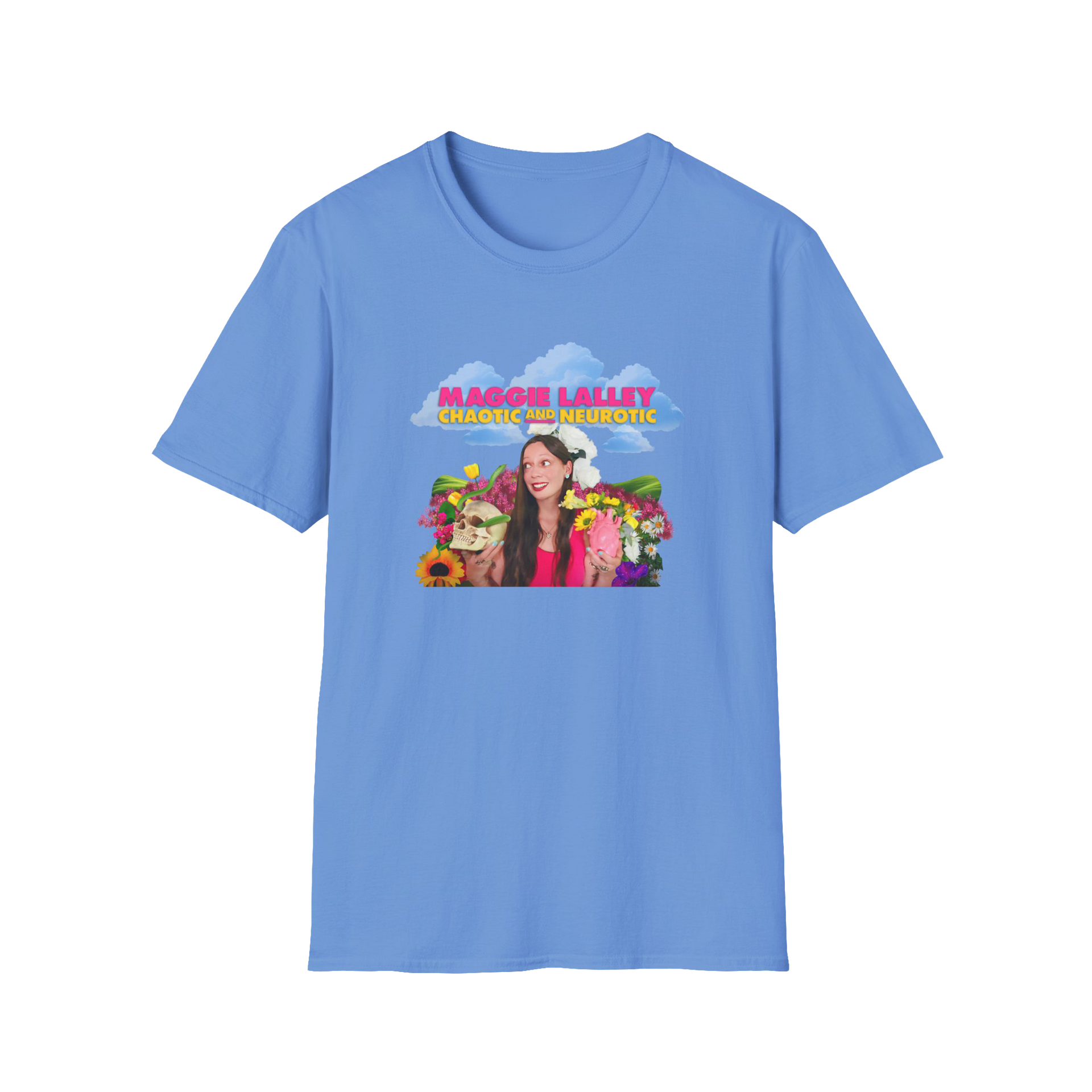 NovelCore ×JESSET T-Shirt Over Chaotic And Neurotic Unisex Softstyle T-Shirt – MAGGIE LALLEY